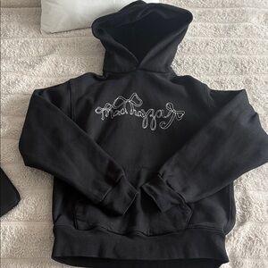 Madhappy Black Hoodie with White Logo